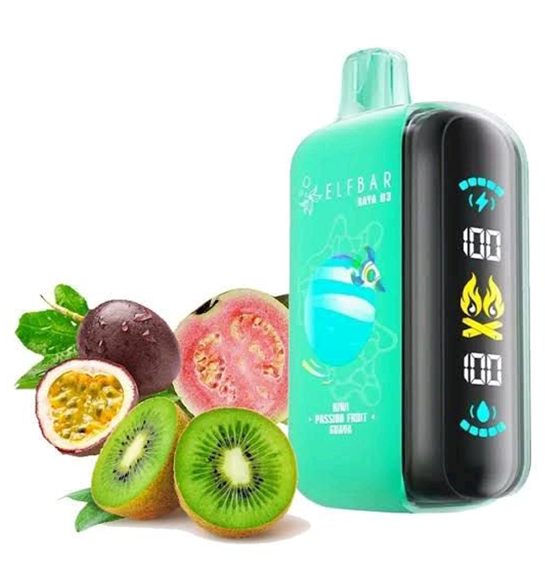 Kiwi Passion Fruit Guava – Elfbar D3 25000 Puffs