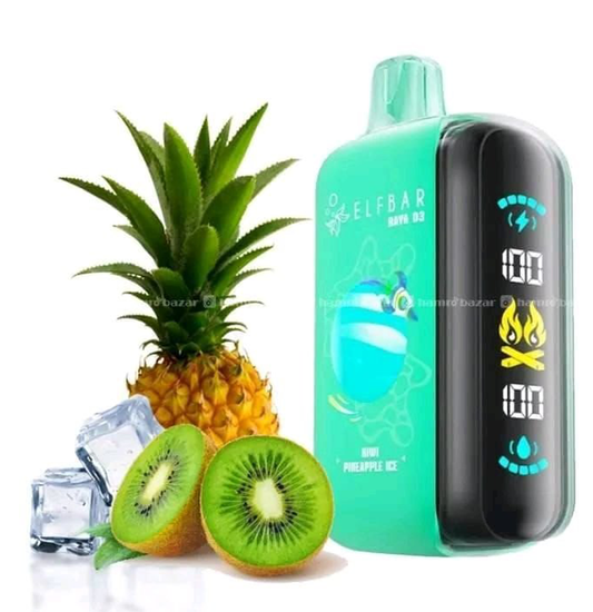 Pineapple Kiwi Ice – Elfbar D3 25000 Puffs