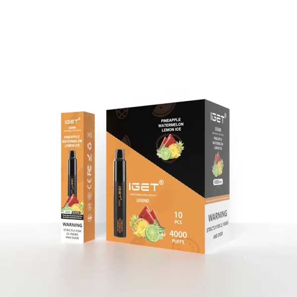 Pineapple Watermelon Lemon Ice – IGET Legend 4000 Puffs