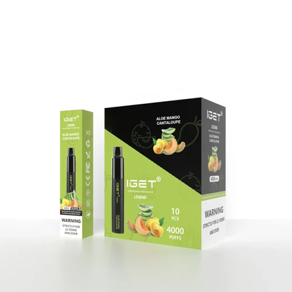 Aloe Mango Cantaloupe – IGET Legend 4000 Puffs