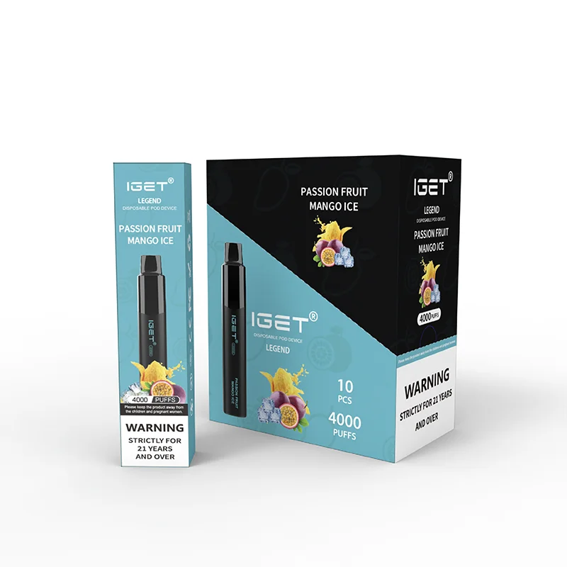 Passion Fruit Mango Ice – IGET Legend 4000 Puffs