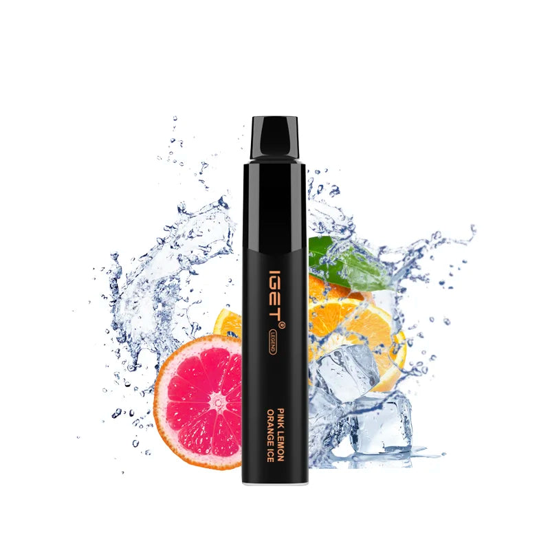 Pink Lemon Orange Ice – IGET Legend 4000 Puffs