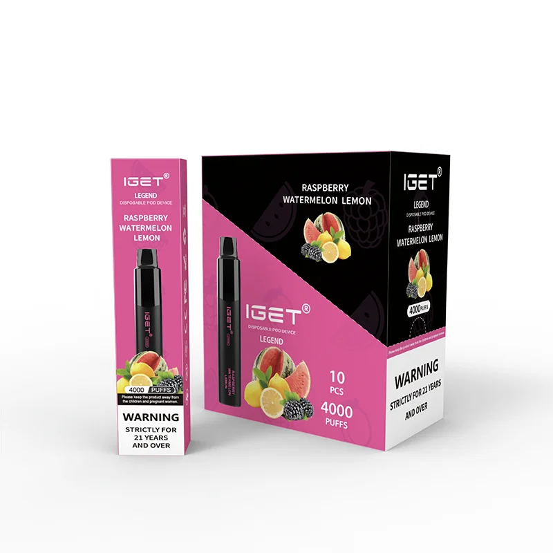 Raspberry Watermelon Lemon – IGET Legend 4000 Puffs