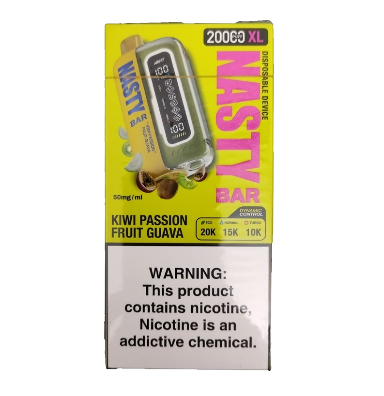 Kiwi Passion Fruit Guava - Nasty 20000 Puffs